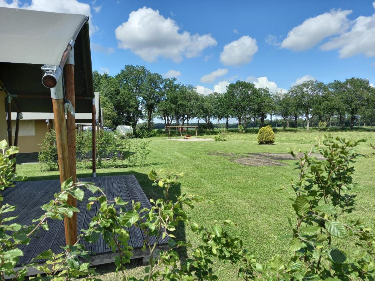Comfort Safaritent 6 Pers En Mini Camping Zwiggelte 外观 照片