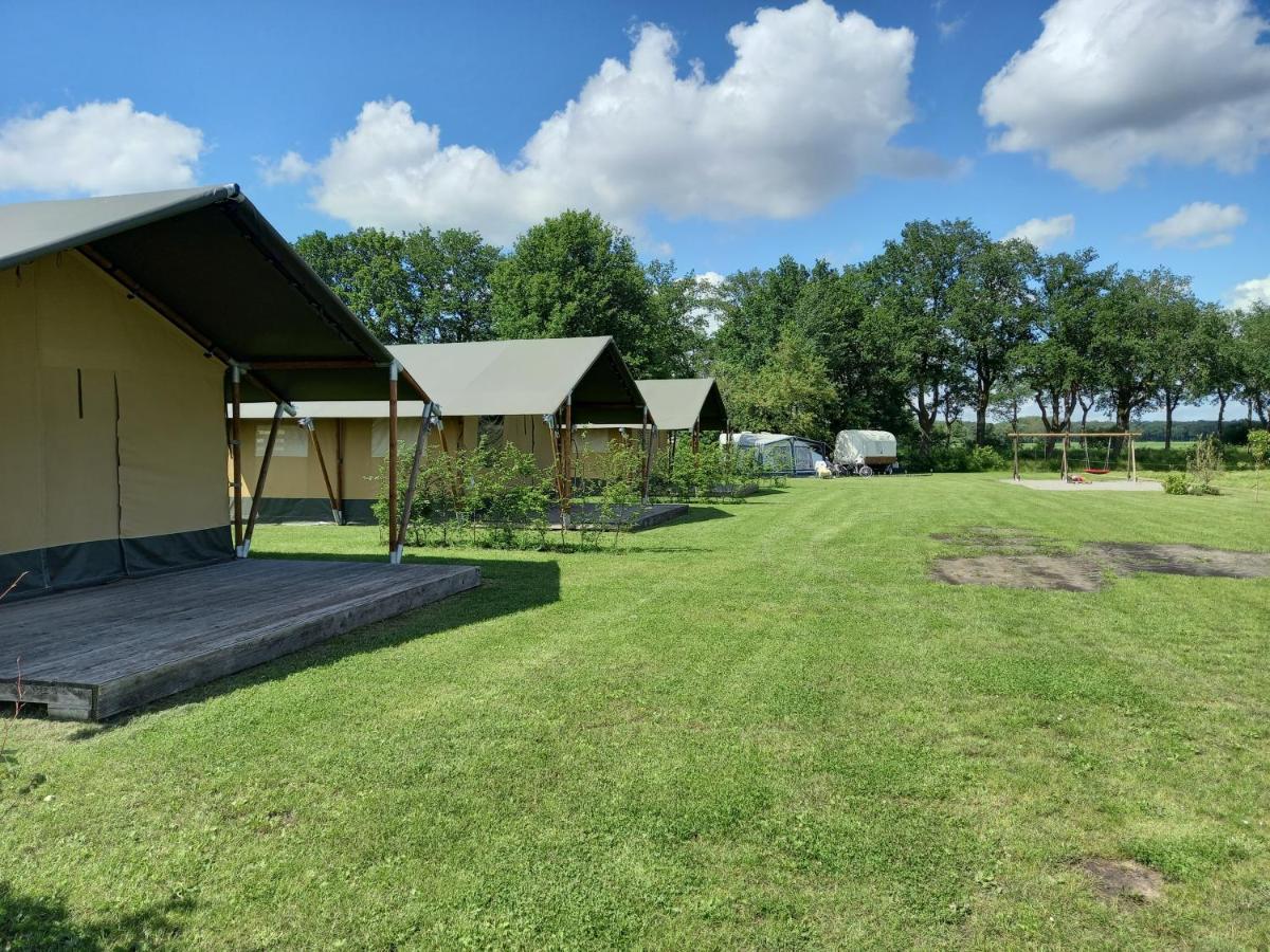 Comfort Safaritent 6 Pers En Mini Camping Zwiggelte 外观 照片