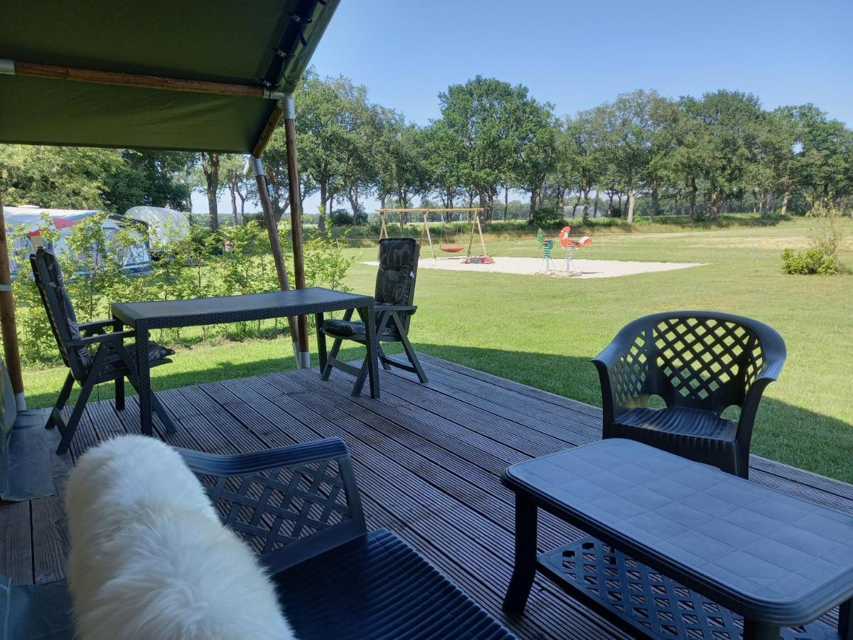 Comfort Safaritent 6 Pers En Mini Camping Zwiggelte 外观 照片